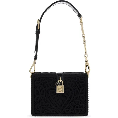 Lace Box Handbag , female, Sizes: ONE SIZE - Dolce & Gabbana - Modalova