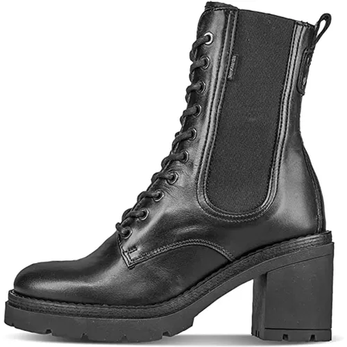 Stylish Heeled Boots , female, Sizes: 4 UK, 3 UK, 7 UK, 6 UK, 2 UK, 5 UK - Nerogiardini - Modalova