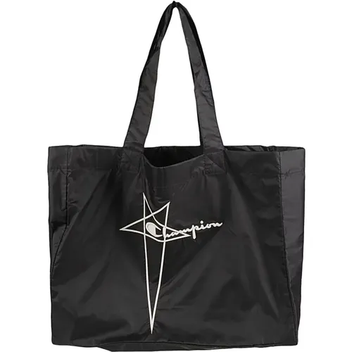 Logo Tote Bag, , female, Sizes: ONE SIZE - Rick Owens - Modalova