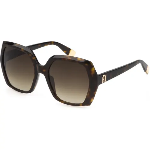 Stylish Sunglasses Sfu620 , female, Sizes: 56 MM - Furla - Modalova