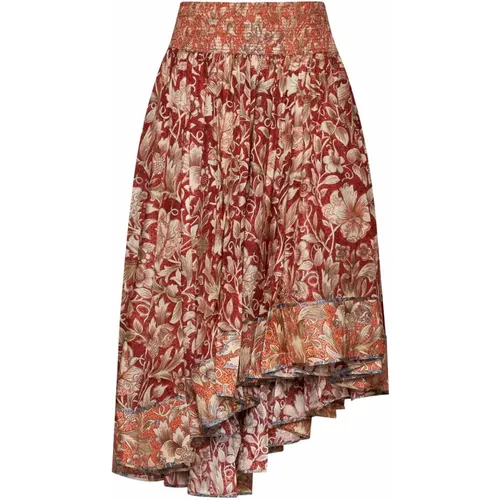 Chintz Asymmetrical Skirt , female, Sizes: M - Zimmermann - Modalova