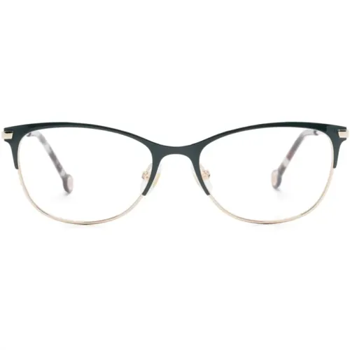 Goldene Optische Brille Must-Have , Damen, Größe: 53 MM - Carolina Herrera - Modalova