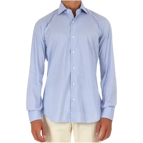 Clear Tailored Cotton Shirt , male, Sizes: M, 3XL, 2XL, XL, L - Barba - Modalova