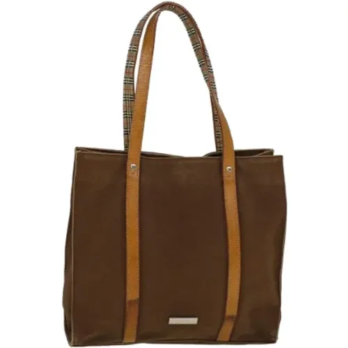 Pre-owned Leather totes , female, Sizes: ONE SIZE - Burberry Vintage - Modalova