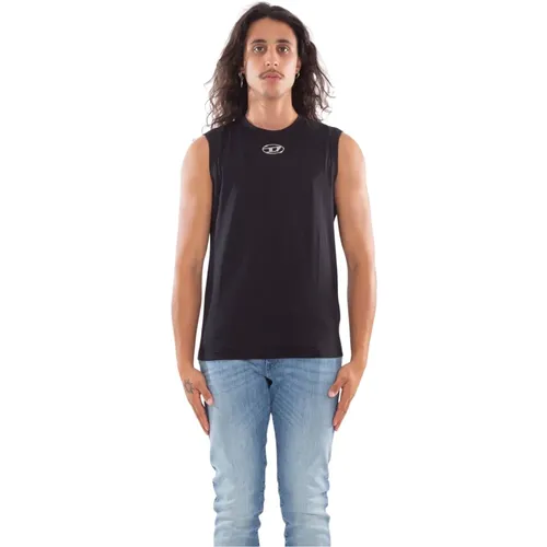 Oval D Tank Top , Herren, Größe: M - Diesel - Modalova