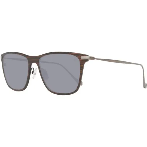 Holz und Metall Graue Sonnenbrille - Hackett - Modalova