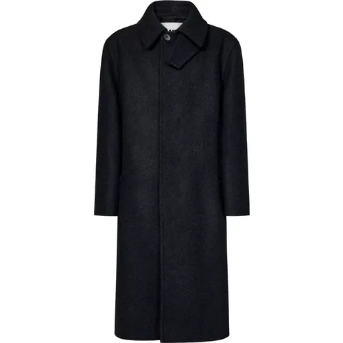 Oversized Wool Coat Grey Aw24 , male, Sizes: L - Jil Sander - Modalova