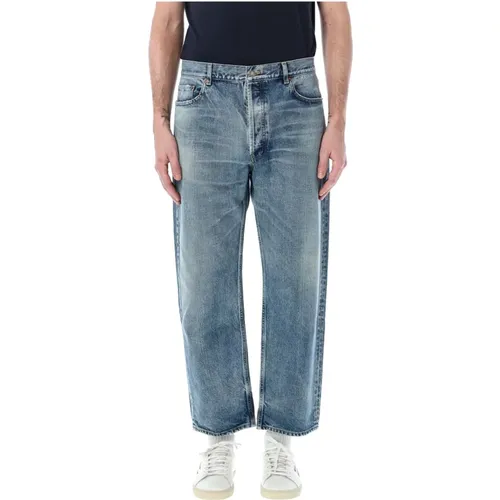Mens Clothing Jeans Charlotte Indigo Ss24 , male, Sizes: W34, W32, W33, W31, W30 - Saint Laurent - Modalova