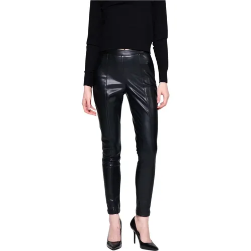 Ecopelle Leggings mit elastischem Bund , Damen, Größe: S - Silvian Heach - Modalova