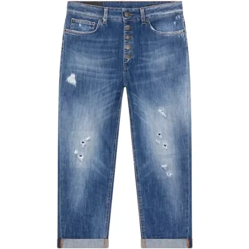 Lockere Denim Stretch Jeans , Damen, Größe: W27 - Dondup - Modalova