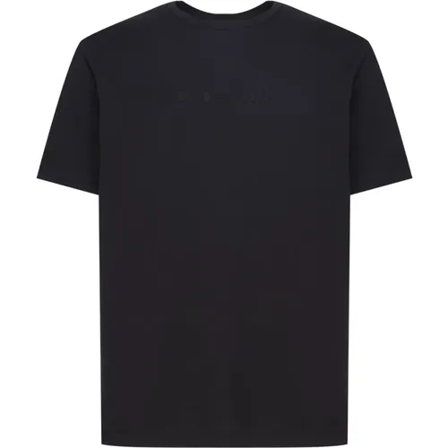 Cotton Logo Embroidered T-shirt , male, Sizes: XL - Emporio Armani - Modalova