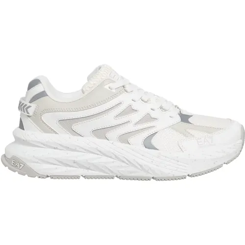 Einfache Schnürschuhe Crusher Sneakers - Emporio Armani EA7 - Modalova