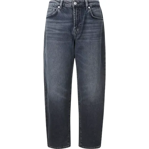 Dunkle Waschung Wide Leg Jeans , Damen, Größe: W28 - 7 For All Mankind - Modalova