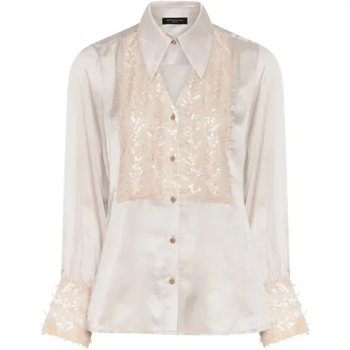 Elegant Sequined Shirt with Button Closure , female, Sizes: M, L, S - Bruuns Bazaar - Modalova