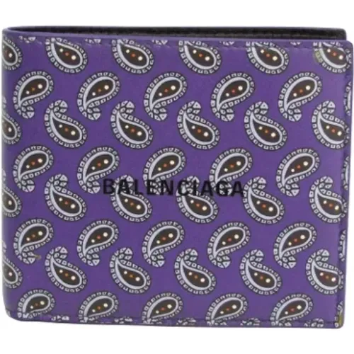 Pre-owned Leather Balenciaga Wallet , female, Sizes: ONE SIZE - Balenciaga Vintage - Modalova