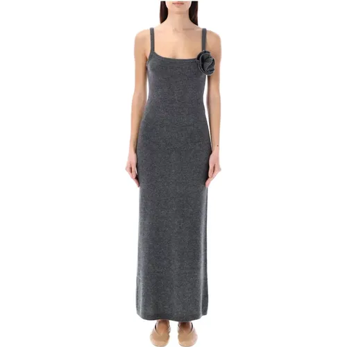Women's Clothing Dress Grey Melange Ss24 , female, Sizes: 2XS, S - The Garment - Modalova
