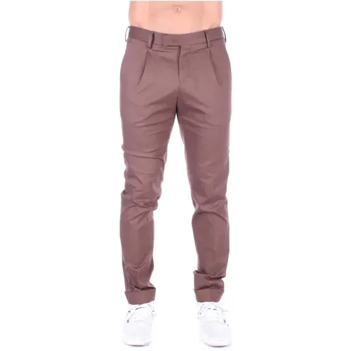 Logo Back Zipper Trousers , male, Sizes: L, S, M, 2XL, XL - PT Torino - Modalova