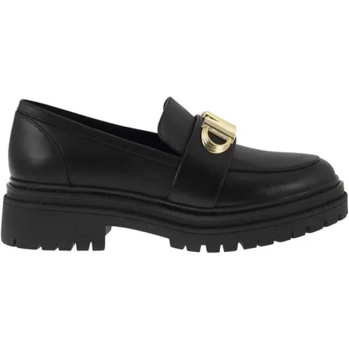 Parker leather loafer , female, Sizes: 4 1/2 UK, 5 UK, 7 UK, 5 1/2 UK, 6 1/2 UK, 6 UK, 3 UK, 4 UK - Michael Kors - Modalova