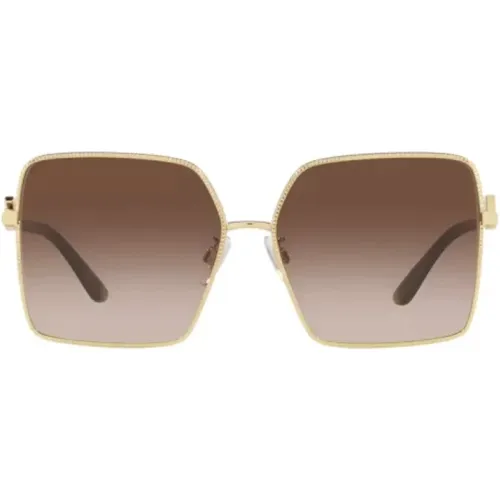 Gross Grain Sonnenbrille , Damen, Größe: 60 MM - Dolce & Gabbana - Modalova