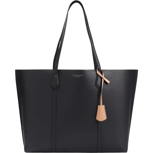 Grained Leather Shopper Bag , female, Sizes: ONE SIZE - TORY BURCH - Modalova