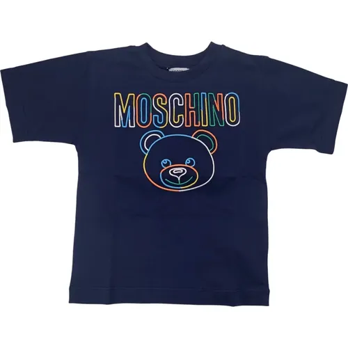 Multicolor Bear Baby T-Shirt - Moschino - Modalova