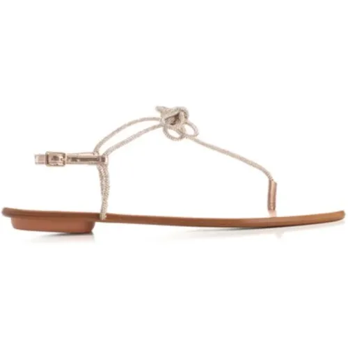 Capri Nights Crystal Sandals , female, Sizes: 5 UK, 4 1/2 UK, 4 UK, 5 1/2 UK - Aquazzura - Modalova