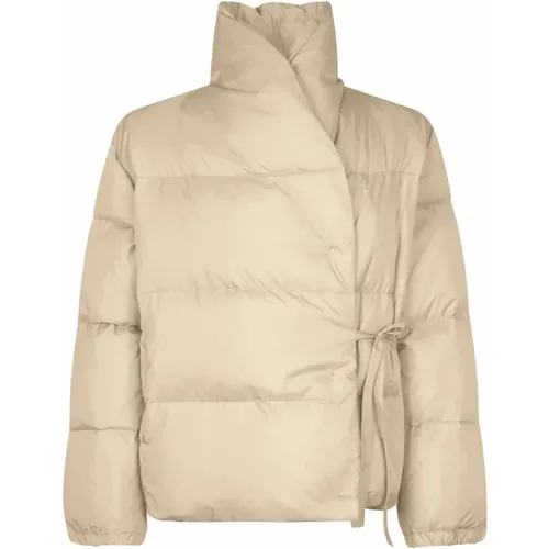 Gepolsterte Steppjacke Pale Khaki , Damen, Größe: 2XL - Masai - Modalova