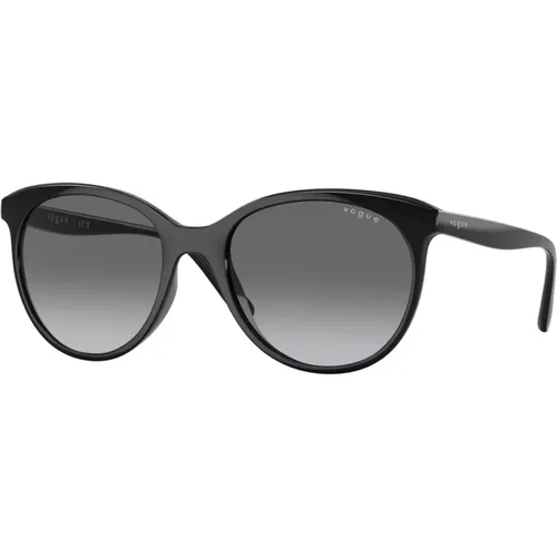 Grey Shaded Sunglasses , female, Sizes: 53 MM - Vogue - Modalova