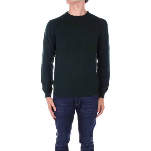 Logo Side Sweaters , male, Sizes: XL, S, M, L - Woolrich - Modalova