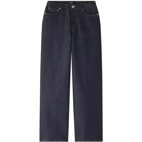 S Wide Leg Japanese Denim Jeans , female, Sizes: W31, W28, W27, W29, W30 - A.p.c. - Modalova