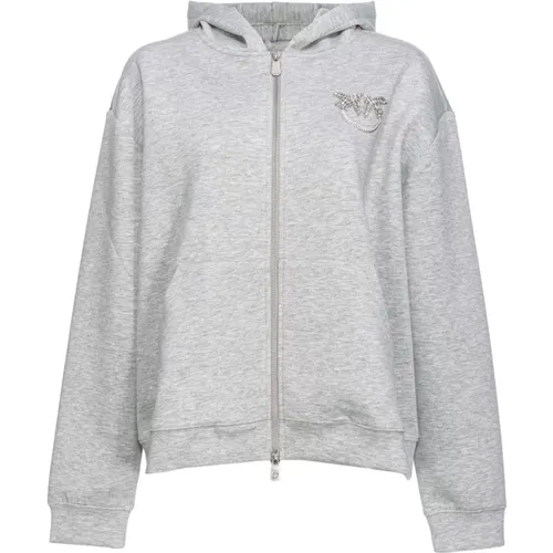 Graue Pullover Kollektion , Damen, Größe: M - pinko - Modalova