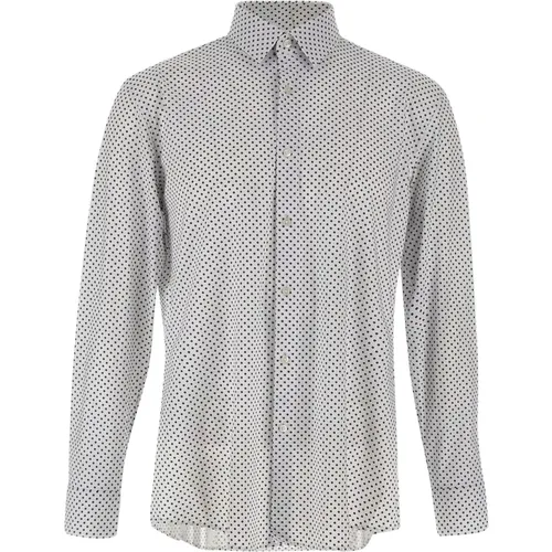Boss Shirts White , male, Sizes: 5XL, M, XL - Hugo Boss - Modalova