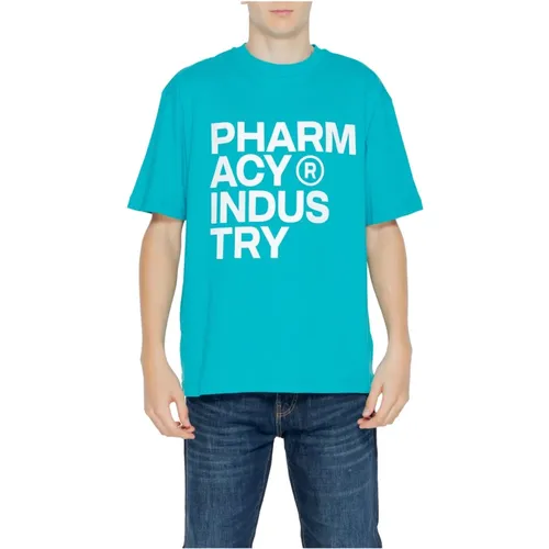 Herren T-Shirt Frühling/Sommer Kollektion , Herren, Größe: S - Pharmacy Industry - Modalova