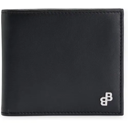 Leather Wallet , male, Sizes: ONE SIZE - Hugo Boss - Modalova