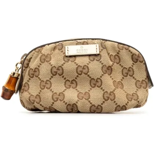 Pre-owned Canvas wallets , female, Sizes: ONE SIZE - Gucci Vintage - Modalova