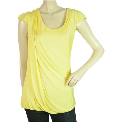 Gebrauchter Viskose Fantastisches drapiertes Bluse Long Top , Damen, Größe: XS - Alexander McQueen Pre-owned - Modalova