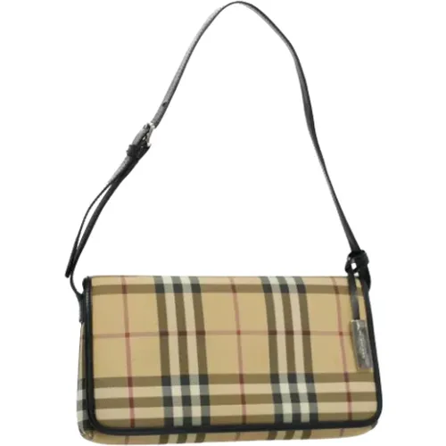 Pre-owned Canvas shoulder-bags , female, Sizes: ONE SIZE - Burberry Vintage - Modalova