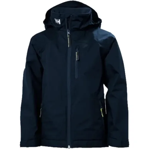 Blaue Jr Crew Midlayer Jacke - Helly Hansen - Modalova