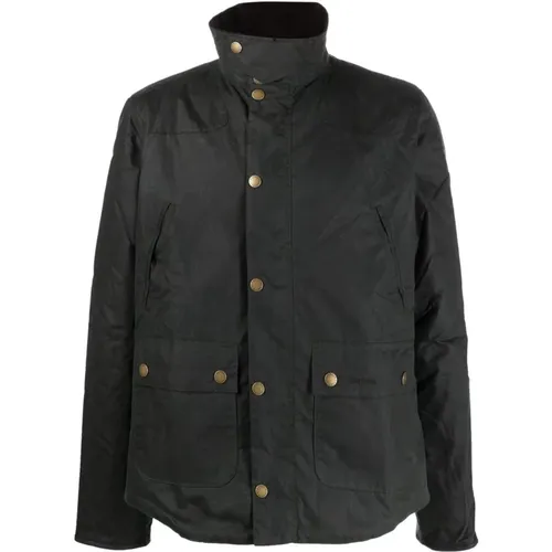 Reelin Wax-Coated Jacket , male, Sizes: S, XL - Barbour - Modalova