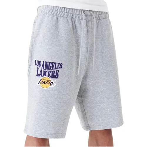 NBA Script Lakers Sweatpants , Herren, Größe: 2XL - new era - Modalova