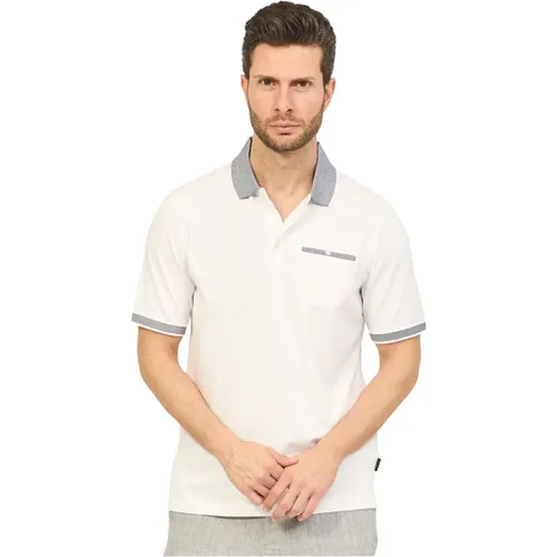 Mens Polo Shirt with Pocket , male, Sizes: 4XL - Bugatti - Modalova