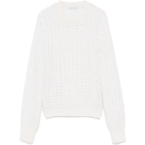 Mohair Sweater Honeycomb Stitch , female, Sizes: XS, S - alberta ferretti - Modalova