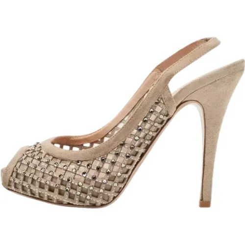 Pre-owned Mesh heels , female, Sizes: 3 1/2 UK - Valentino Vintage - Modalova