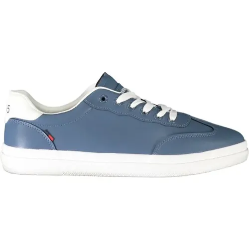 Blaue Polyester-Sneaker mit Schnürsenkeln , Herren, Größe: 44 EU - Carrera - Modalova