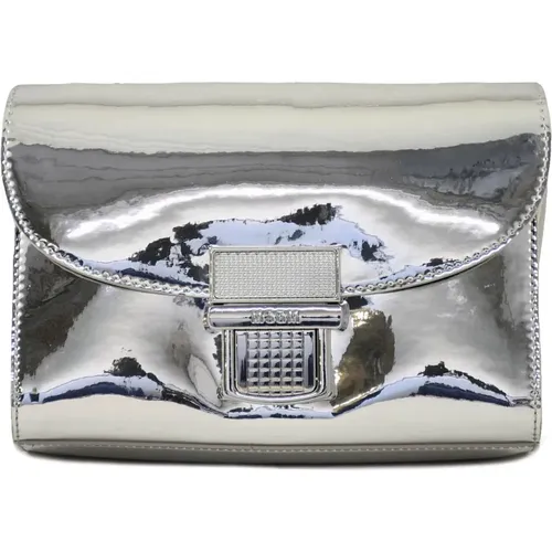 Silver Handbag with Signature Dust Bag , female, Sizes: ONE SIZE - Msgm - Modalova