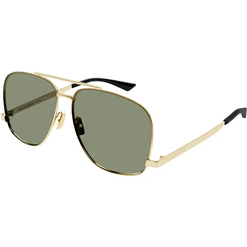Womens Accessories Sunglasses Green Ss24 , female, Sizes: 59 MM - Saint Laurent - Modalova