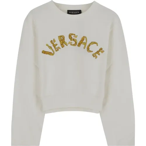 Logo Sweatshirt Versace - Versace - Modalova