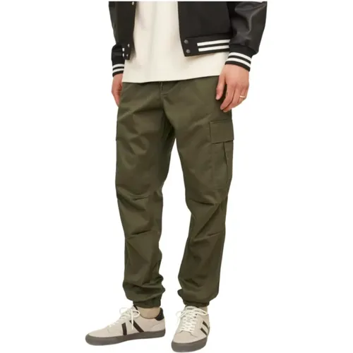 Cargo Pants Jpstkane , male, Sizes: XL, M, L, S - jack & jones - Modalova