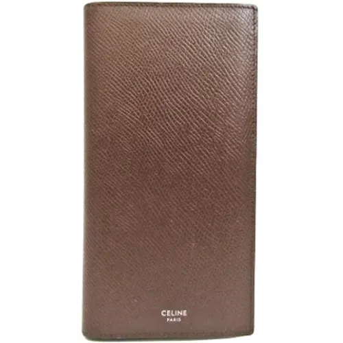 Pre-owned Leather wallets , female, Sizes: ONE SIZE - Celine Vintage - Modalova