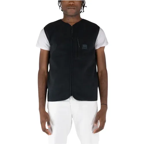 Mens Fleece Vest , male, Sizes: L, S, XS - Rains - Modalova